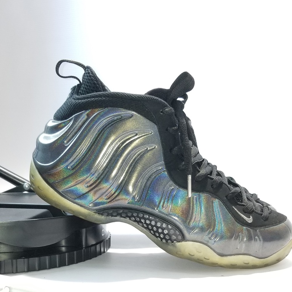 AUTHENTIC CHROME GALAXY  FOAMPOSITE ONES